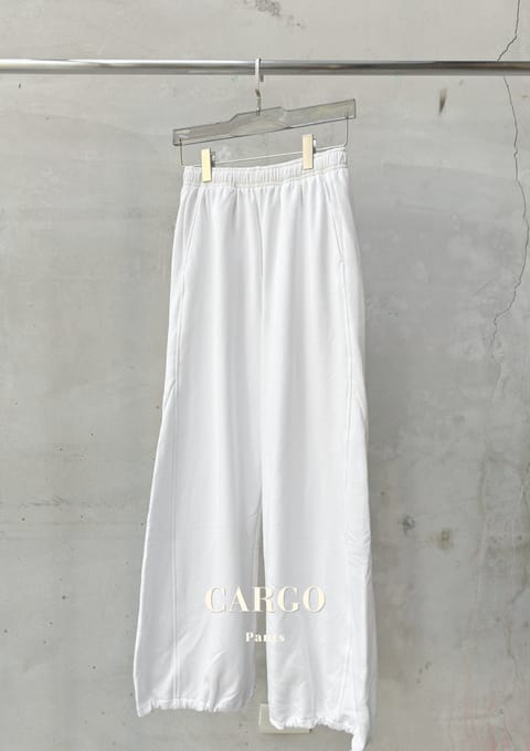 棉質混紡鬆緊Jogger Pants