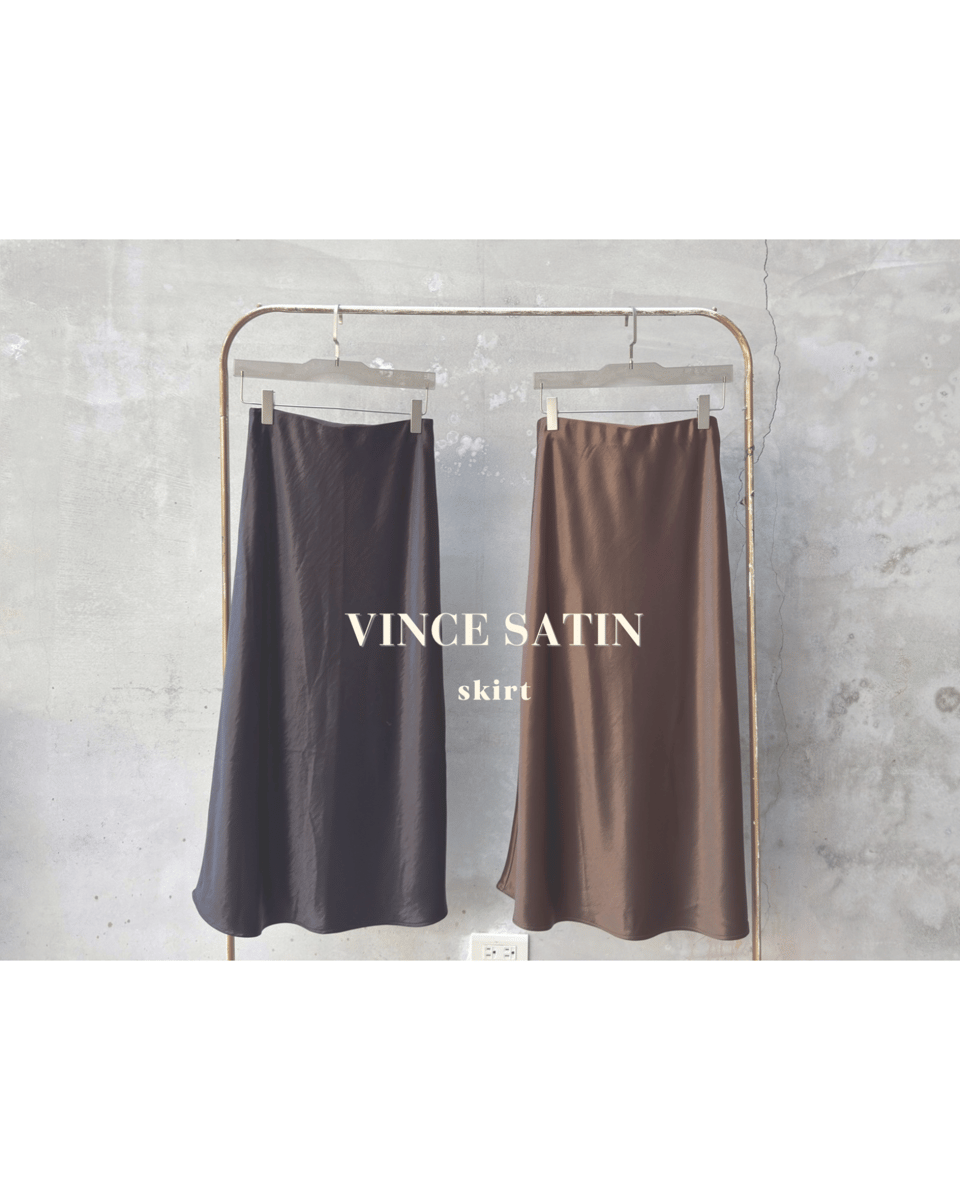 高定版vince緞面裙