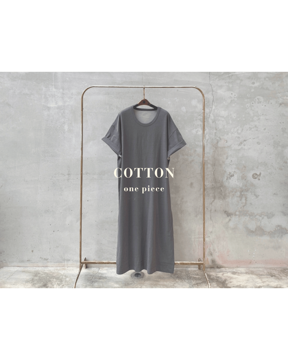 輕鬆舒服棉質長洋裝