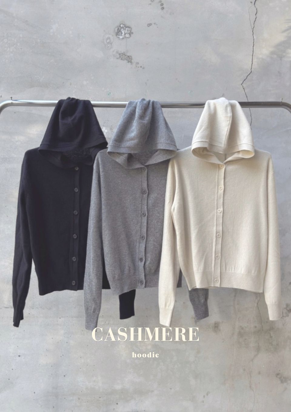 美麗諾cashmere連帽小外套